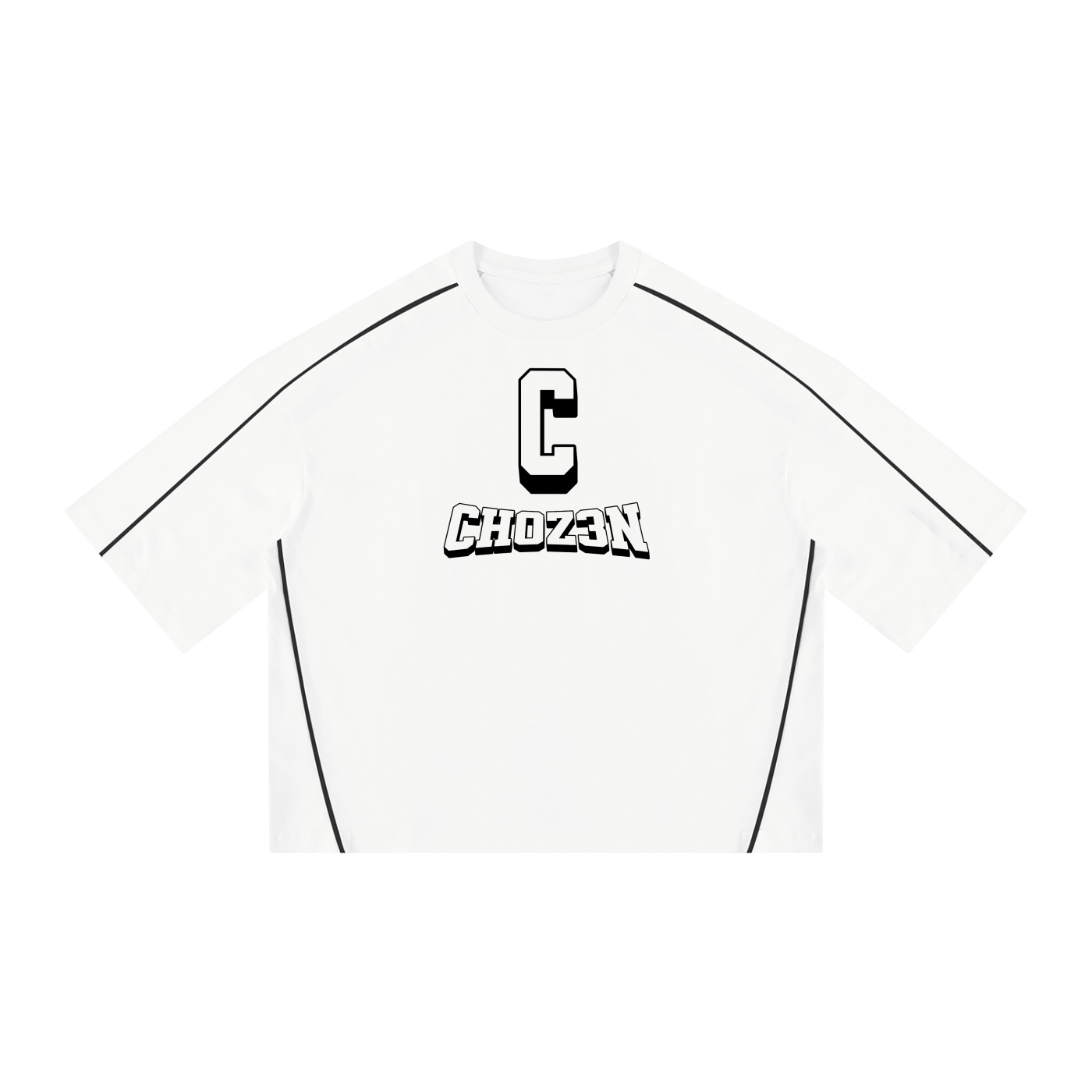 Heavyweight Boxy Piping T-Shirt