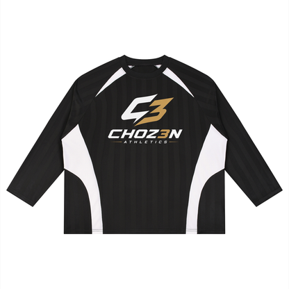 Unisex Color Block Jacquard Soccer Jersey