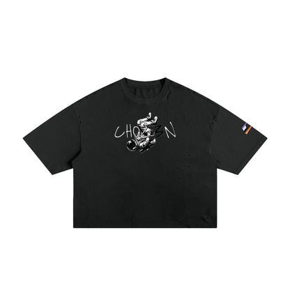 In Space Classic Frayed Boxy Tee