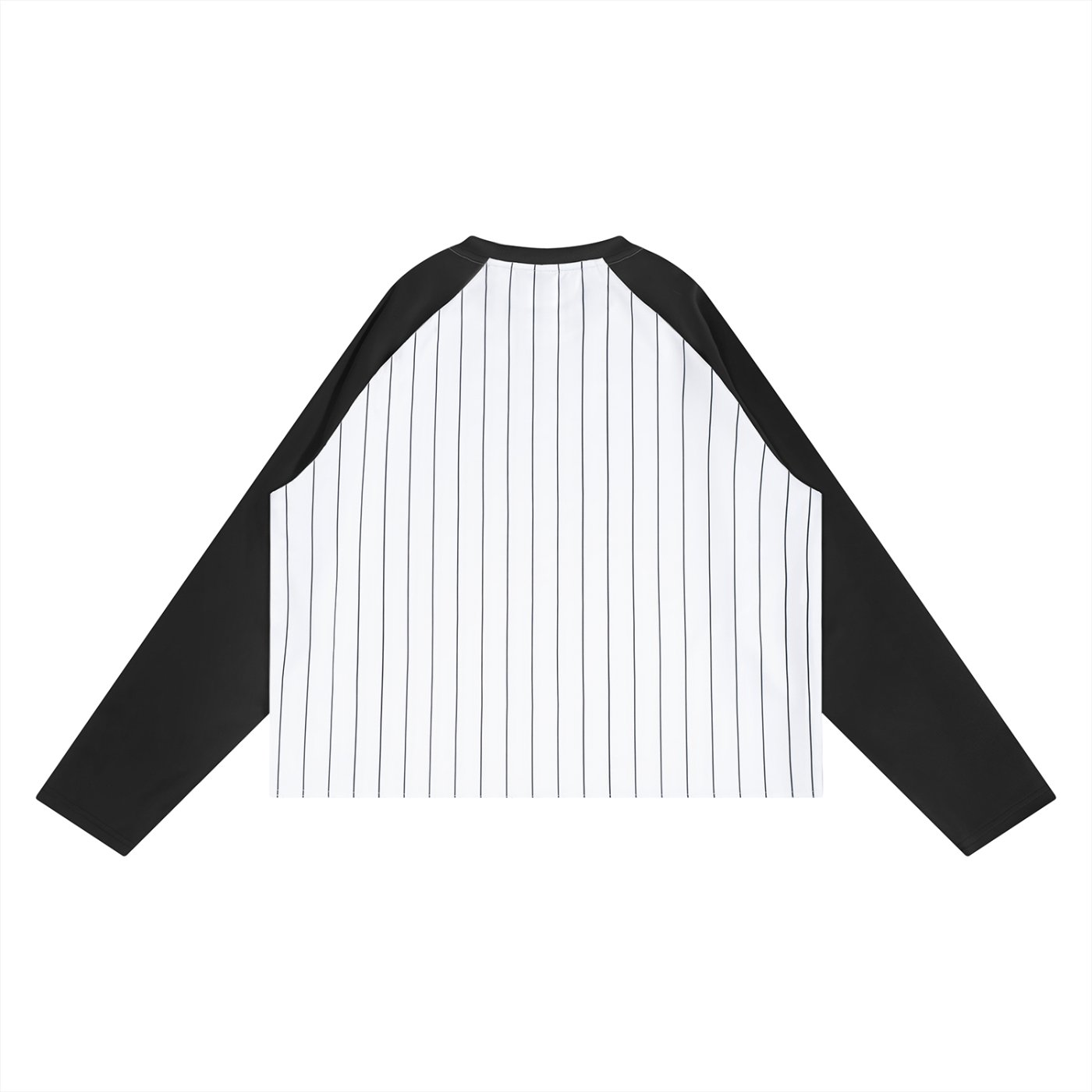 Unisex Striped Raglan Long Sleeve T-Shirt