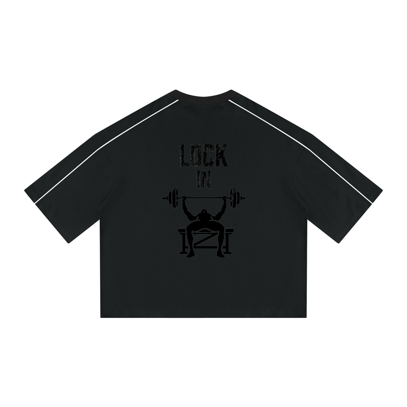 Heavyweight Boxy Piping T-Shirt
