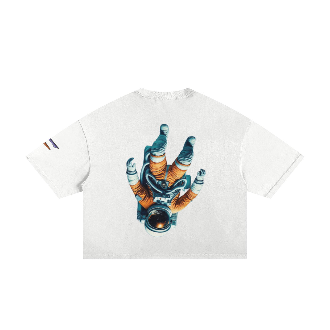 In Space Classic Frayed Boxy Tee