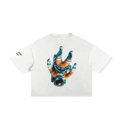 In Space Classic Frayed Boxy Tee