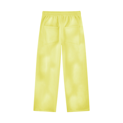Unisex Sunfade Wide Leg Fleece Sweatpants