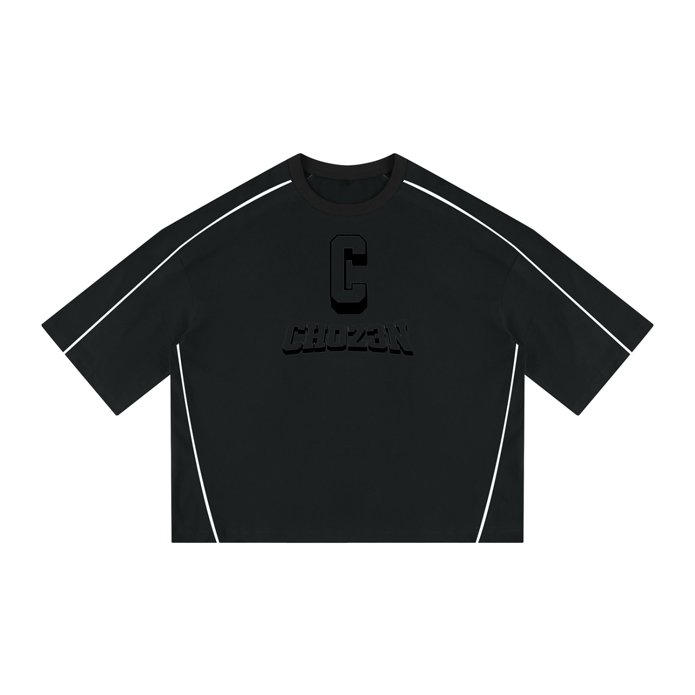 Heavyweight Boxy Piping T-Shirt