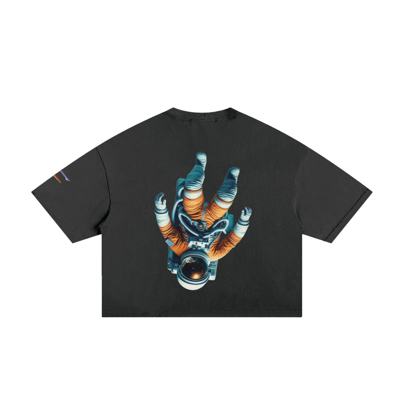 In Space Classic Frayed Boxy Tee