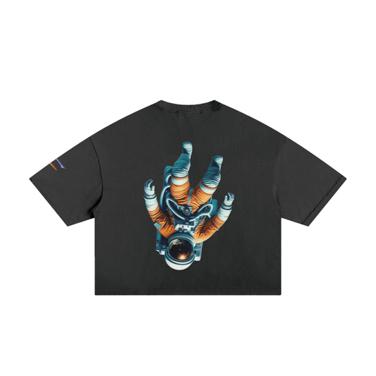 In Space Classic Frayed Boxy Tee